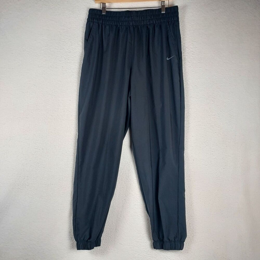 Nike One Dri-FIT Women’s Joggers L Dark Gray Lightweight Training Pants Athletic